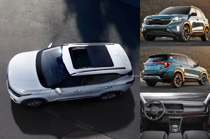 Kia Seltos facelift sunroof