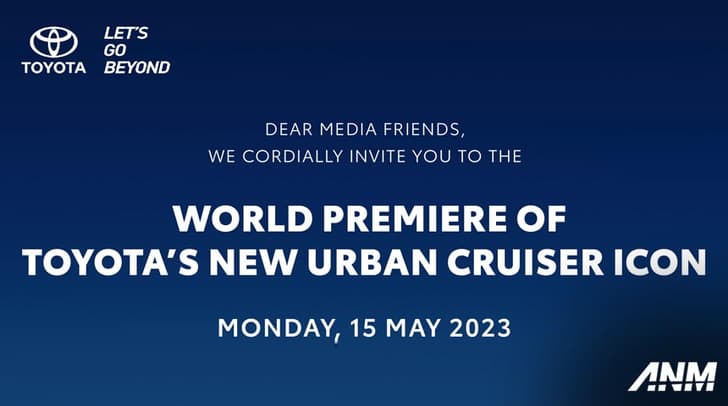 Toyota SUV invite. 