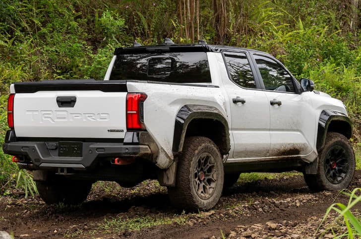 Toyota Tacoma rear quarter 