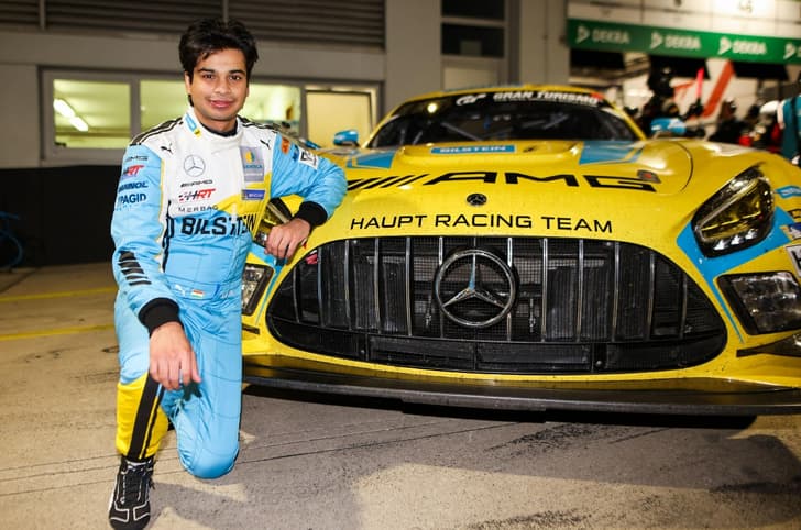 Arjun Maini at 2023 Nurburgring 24 Hours