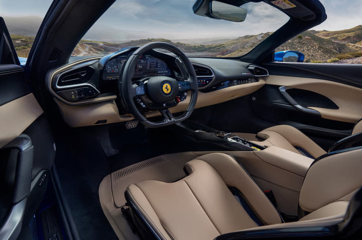 Ferrari 296 GTS interior 