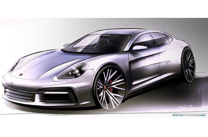 Porsche panamera sketch