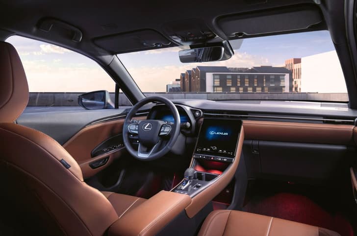Lexus LBX interior 