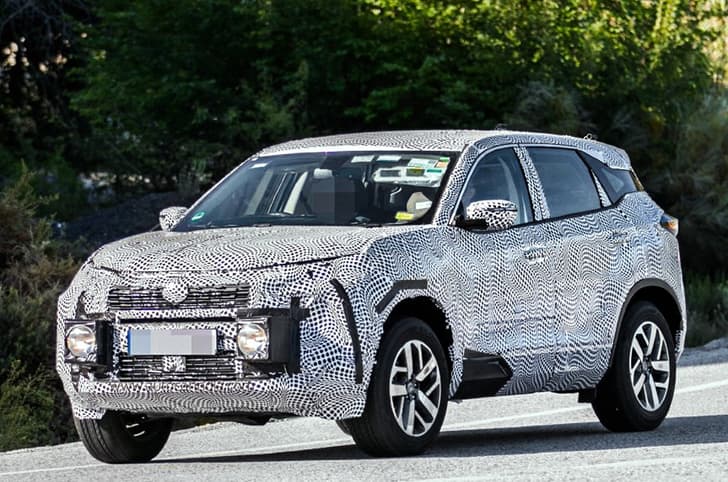 Tata Harrier spied in Spain Tata Harrier spied in Spain