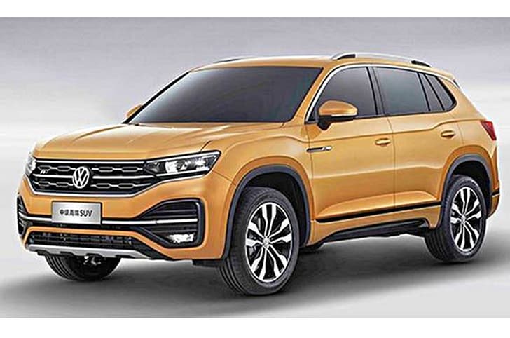 Volkswagen Tayron image China-spec Volkswagen Tayron used for representation only.