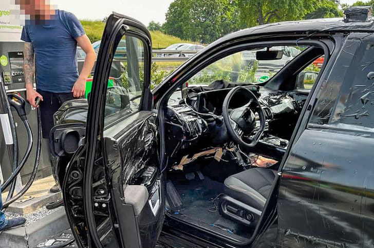 Maruti electric SUV spied interior Maruti electric SUV spied interior