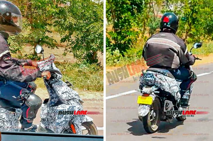Hero Xoom 125 spotted testing. Hero Xoom price, features, mileage.