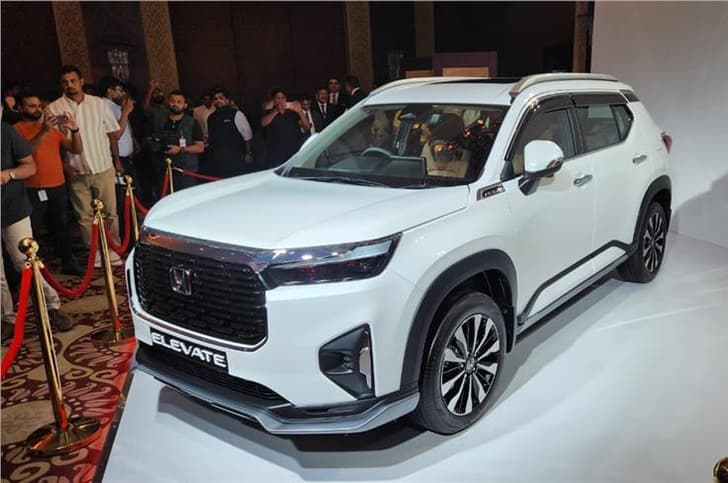 Honda Elevate front Honda Elevate white