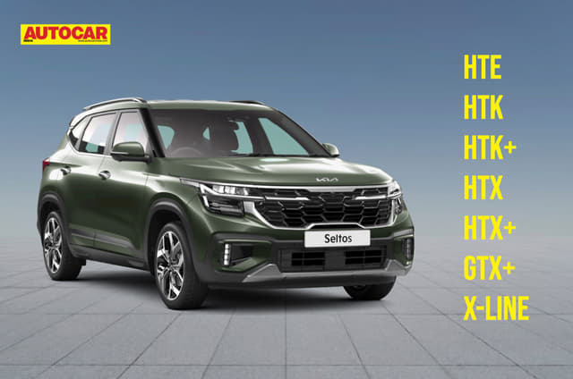 Kia Seltos facelift gets 6 variants, features revealed 