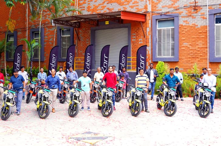 Oben Rorr deliveries begin in India. Oben Rorr price hike, delivery details, range.