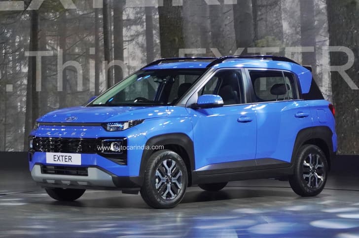 Hyundai Exter front quarter 