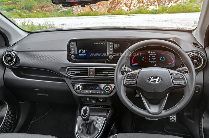 Hyundai Exter dashboard