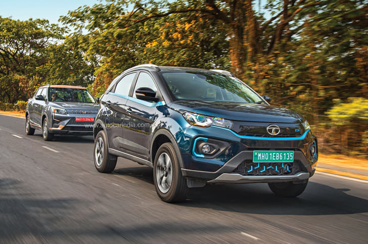 Tata Nexon EV Max front quarter 