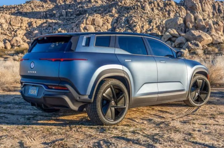 Fisker Ocean rear quarter 