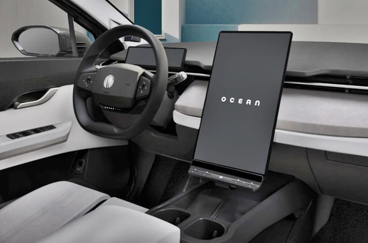 Fisker Ocean interior Fisker Ocean interior