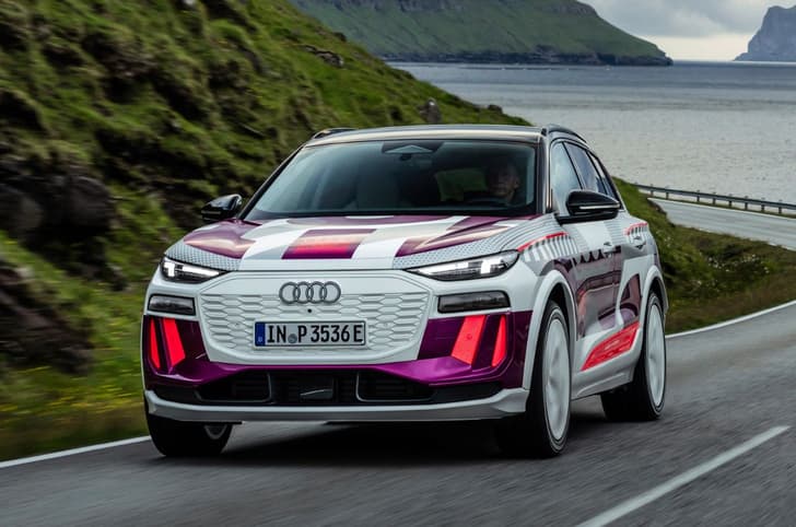 Audi Q6 e-tron tracking 