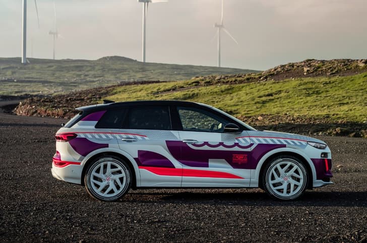 Audi Q6 e-tron side view