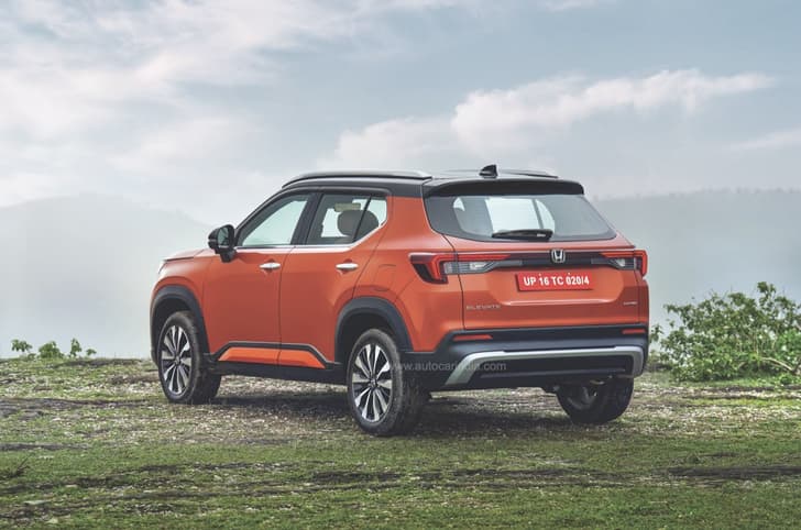 Honda Elevate rear quarter 