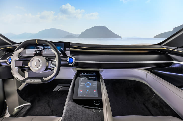 Pininfarina PURA Vision concept interior Pininfarina PURA Vision concept interior