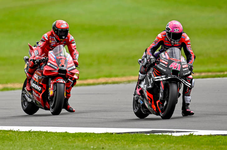 Aleix Espargaro Francesco Bagnaia British MotoGP