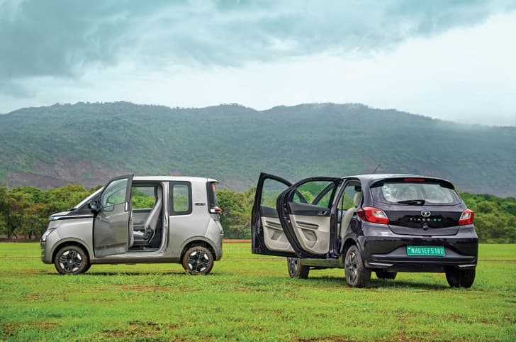 MG Comet vs Tata Tiago EV comparison