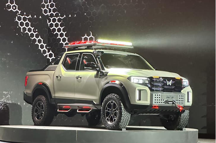 Mahindra Scorpio N Pik Up concept front quarter Mahindra Scorpio N Pik Up concept front quarter