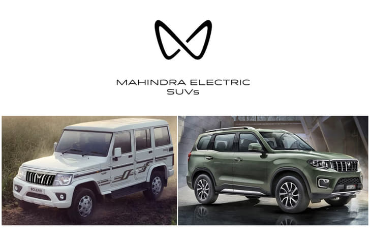 Mahindra Bolero electric Scorpio electric 