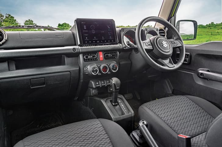 Maruti Jimny dashboard image