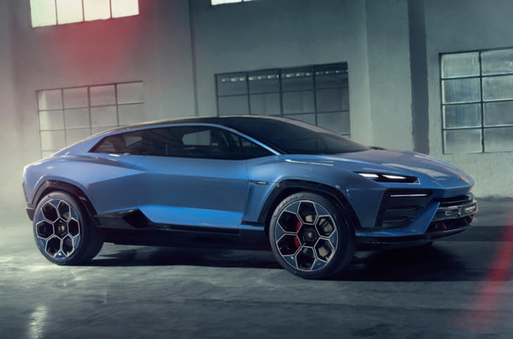Lamborghini  electric 4 door Lanzador concept