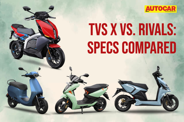 TVS X vs rivals: specifications comparison