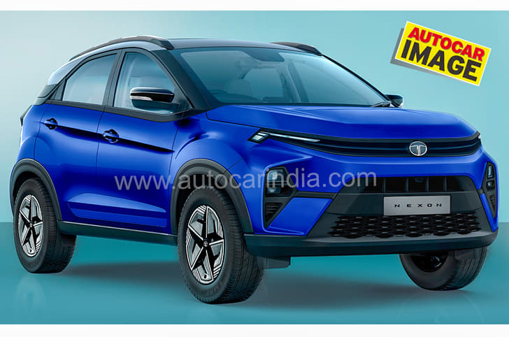 Tata Nexon facelift front