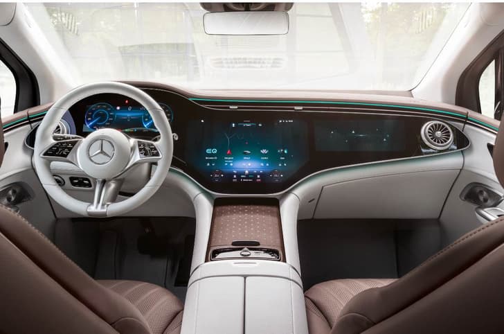 Mercedes EQE SUV interior