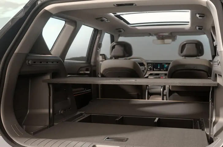 Kia EV5 interior seating Kia EV5 interior seating