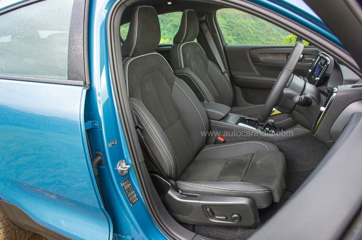 Volvo C40 Recharge seats