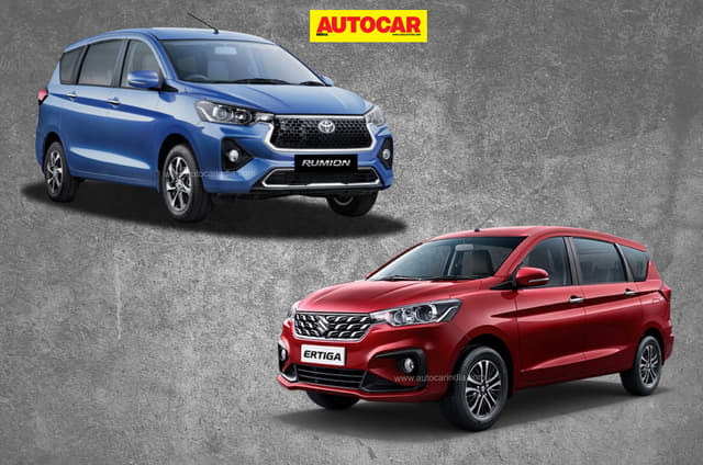 Toyota Rumion vs Maruti Suzuki Ertiga: what’s different?