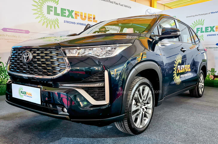 Toyota Innova Hycross hybrid flex fuel