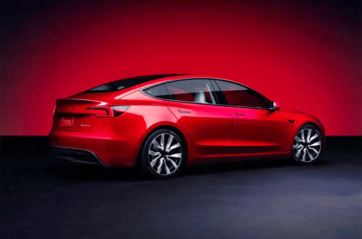 Tesla Model 3 rear quarter Tesla Model 3 rear quarter