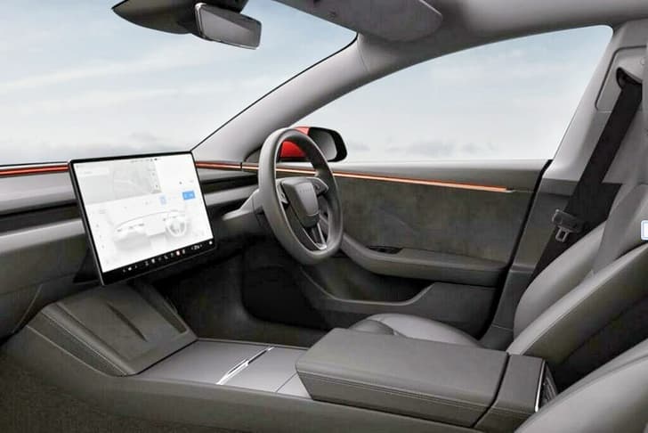 Tesla Model 3 interior Tesla Model 3 interior