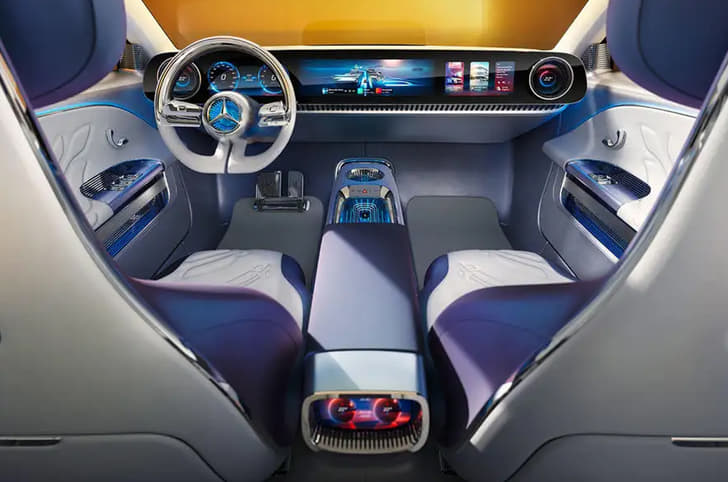 Mercedes-Benz Concept CLA Class interior Mercedes-Benz Concept CLA Class interior