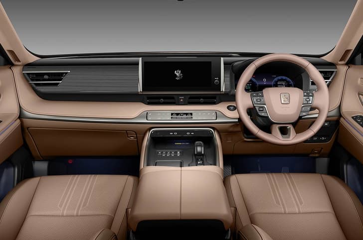 Toyota Century SUV interior 