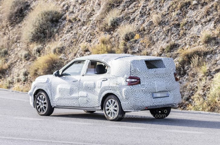 Citroen C3X sedan rear quarter 