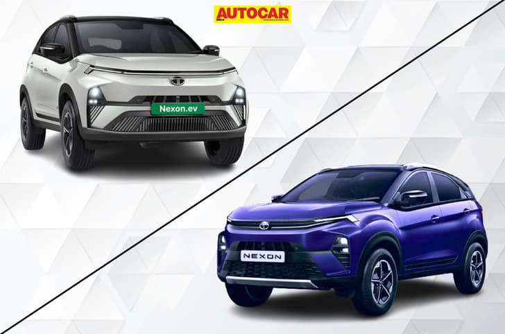 Tata ICE Nexon vs Nexon.ev Tata ICE Nexon vs Nexon.ev