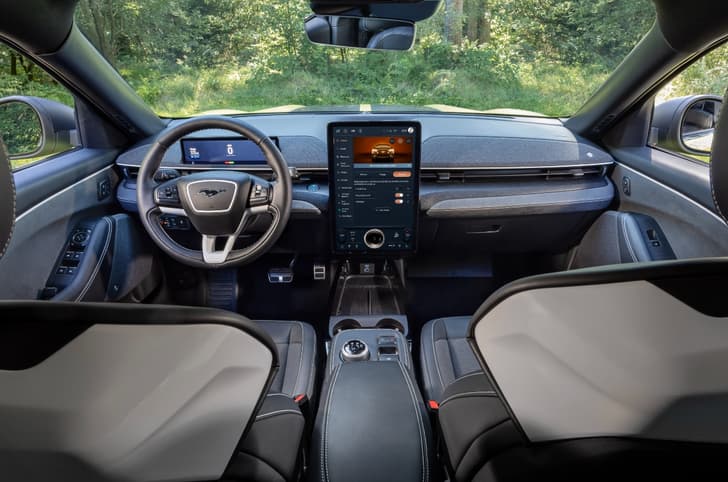 Ford Mustang Mach E Rally interior