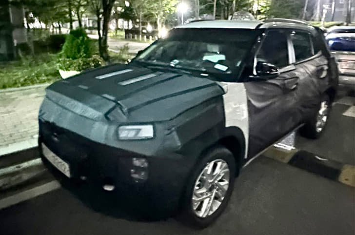 Hyundai Creta facelift spy shot