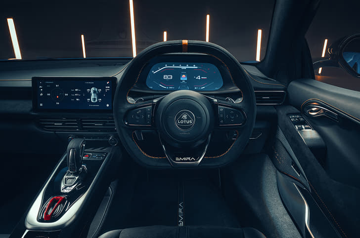 Lotus Emira interior Lotus Emira interior
