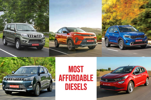 Top 5 most affordable diesel cars, SUVs