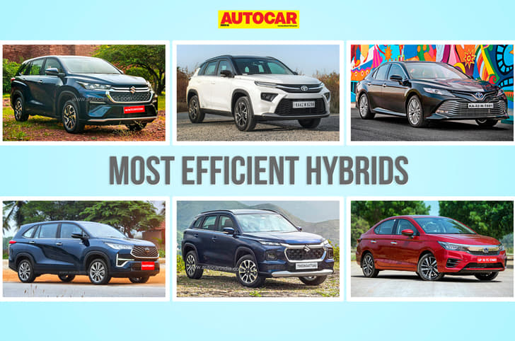 Most fuel efficient hybrid cars and SUVs