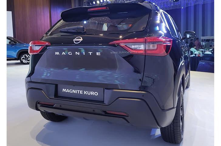Nissan Magnite Kuro edition rear Nissan Magnite Kuro edition rear