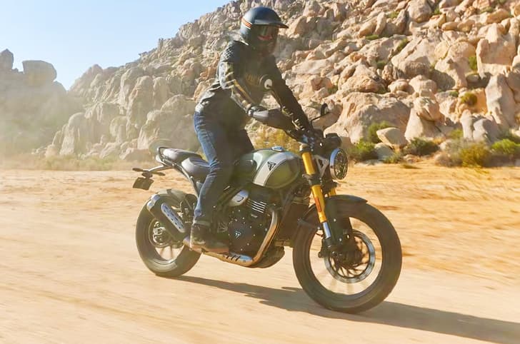 Triumph Scrambler 400 X price, features, styling.