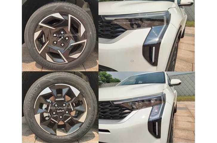 Kia Sonet facelift wheels 